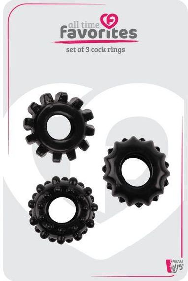 Набір ерекційних кілець ALL TIME FAVORITES COCKRINGS sexstyle | Зображення 2