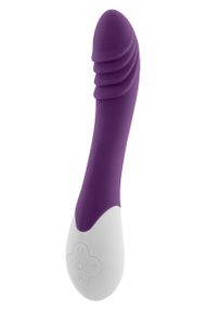 Вибратор S Pleasures Premium Phoenix, для точки G, фиолетовый, водостойкий, 16 видов вибрации, нагрев