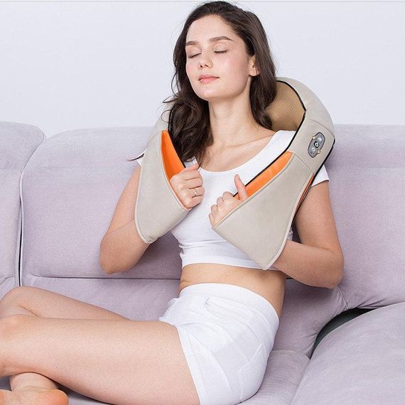 Массажер роликовый для шеи и спины Massager of Neck Kneading | Зображення 1