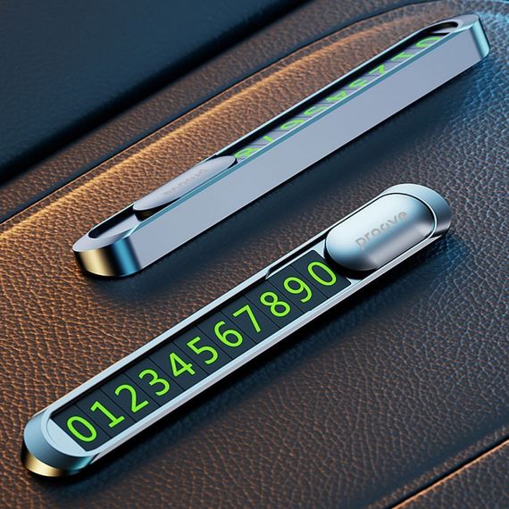 Парковочная карта Proove Parking Number Plate Lock, Серебристый | Зображення 7