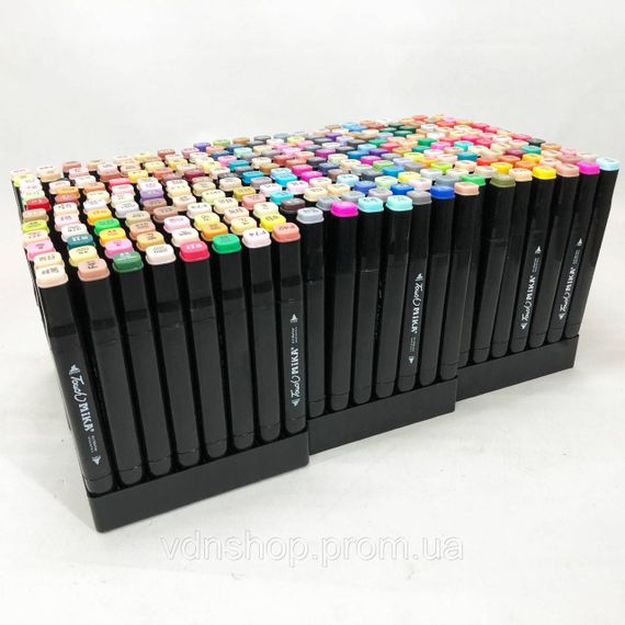 Художественные маркеры с двойным наконечником 262 шт, Набор скетч маркеров для рисования WJ-95