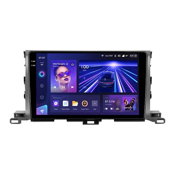 Штатна магнітола серії Teyes 2K 360 CC3 6*128Gb під Toyota Highlander 3 XU50 2013-2018 Kluger 2014-2020 (W2)