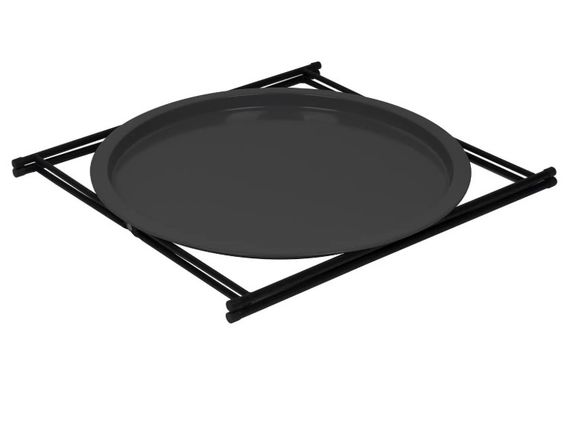 Стіл Bo-Camp Harlem 46x46 cm Black (1404325) | Зображення 4