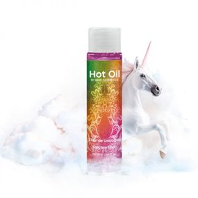 Разогревающая съедобная массажная масло HOT OIL Unicorn Elixir, 100 мл Nuei (Испания) sexstyle