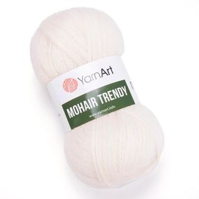 Пряжа YarnArt Mohair Trendy 1003 мохер ярнарт
