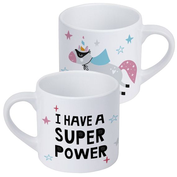 Кружка маленькая I have a super power 170 мл (KRD_20M055)