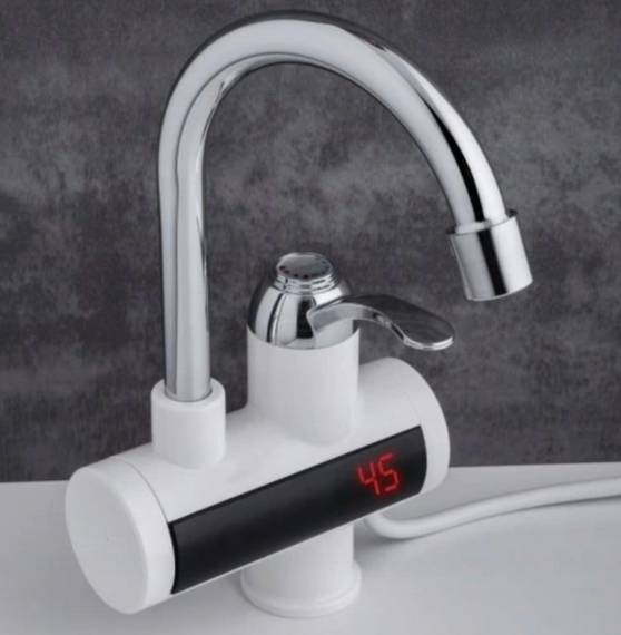 Водонагрівач WATER HEATER RX-002 • Проточний електричний водонагрівач з ЖК-дисплеєм для кухні ванної та гаража | Зображення 4
