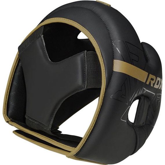 Шолом боксерський  RDX F6 KARA Matte Golden M (капа у комплекті) | Зображення 4