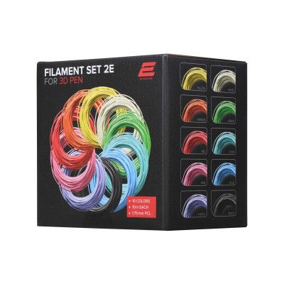 Стрижень для 3D-ручки 2E 3D Printing Набір ниток для 3D ручки 1.75 мм PCL (10 кол х 10м) (2E-L-BH010) | Зображення 2