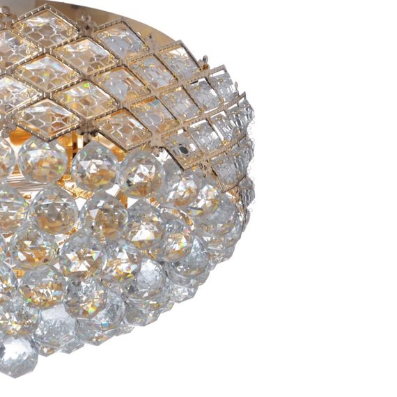 Люстра потолочная хрустальная с подсветкой LED E14 60W G (BCL-347S/4) | Зображення 1