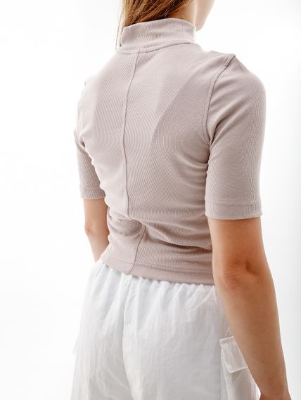 Футболка Nike W NSW ESSNTL RIB MOCK SS TOP | Зображення 1