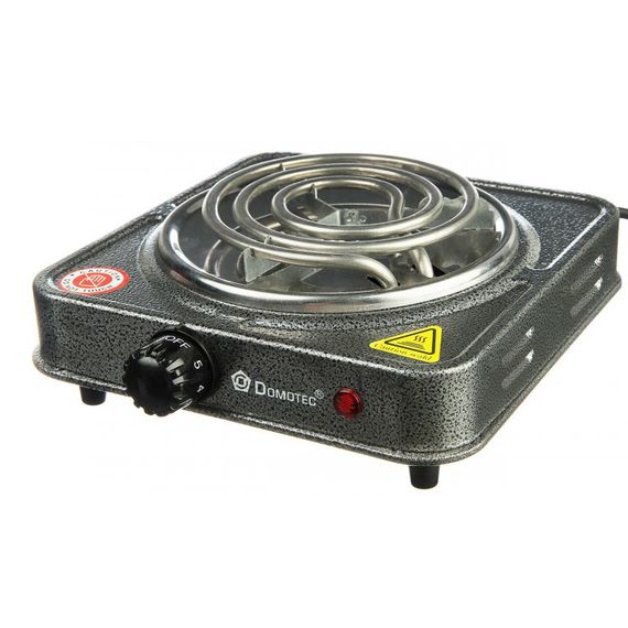 Электроплита спиральная плита настольная Domotec MS-5801 1000W | Зображення 4