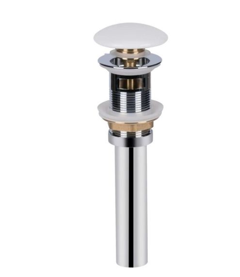 Комплект Qtap Nando LT: Раковина підвісна прямокутна 500х420х130 мм White + Донний клапан PU02O (QT12112173SWN47323) | Зображення 2