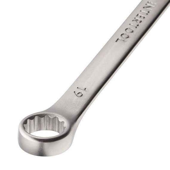 Ключ комбінований 19 мм, Cr-V INTERTOOL HT-1219 | Зображення 2