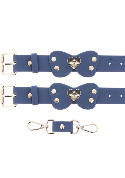 Набір силіконових манжет на щиколотки Taboom Silicone Supreme, синій Sex Aura | Зображення 5