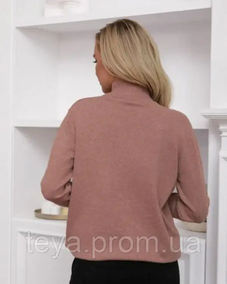 Светр колір рожевий розміри S, M, L, XL, XXL, 3XL FI_005376 | Зображення 2