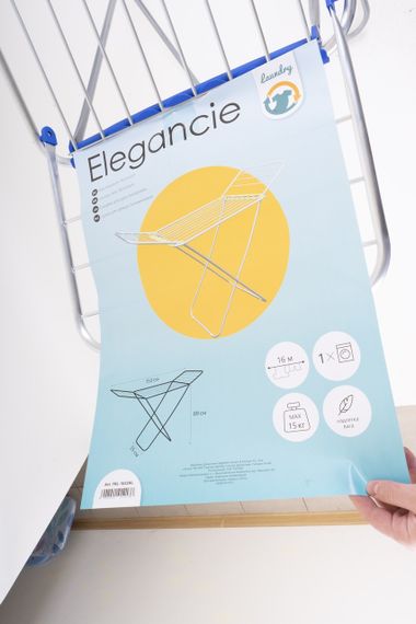 Сушарка для білизни підлогова алюмінієва Laundry (Лаундрі) Elegancie 16 м (TRL-1622AL-DARK BLUE) | Зображення 1