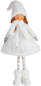 М'яка іграшка «Дівчинка у білому» 19х15х72см