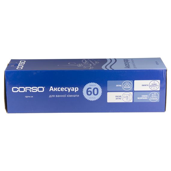 Щітка для унітазу Corso BOLSENA 452×145×97мм (9681416) | Зображення 1