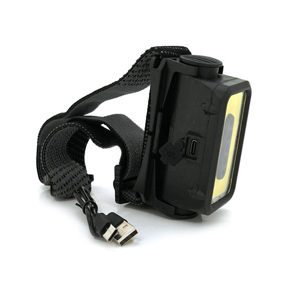 Налобный фонарик Voltronic K352.1 Cob, 3 Led red, 5 режима, корпус-пластик, ip44 | Зображення 3