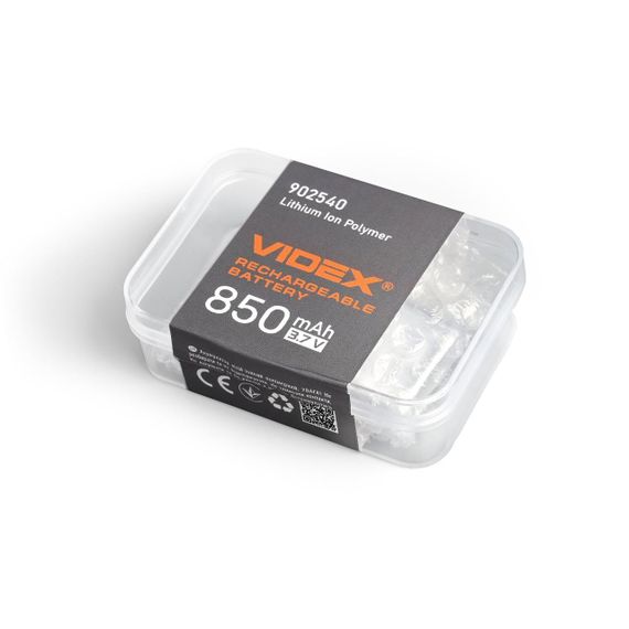Акумулятор VIDEX Li-pol VLF-B902540-85 850mAh 1шт | Зображення 1