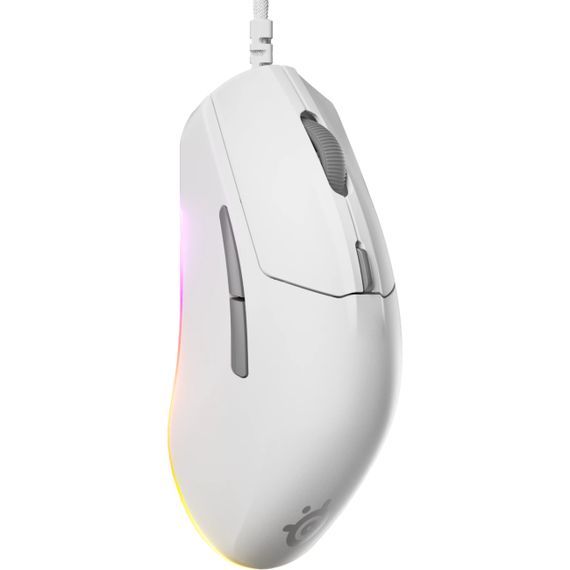 Мишка SteelSeries Rival 3 Gen 2 RGB, White | Зображення 1