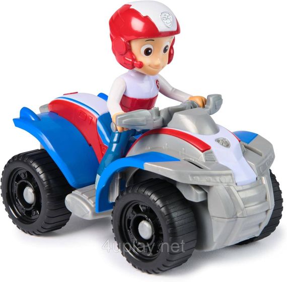 Щенячий патруль Спасательный квадроцикл и фигурка Райдер Paw Patrol Ryder's Rescue ATV Vehicle with Figure | Зображення 3