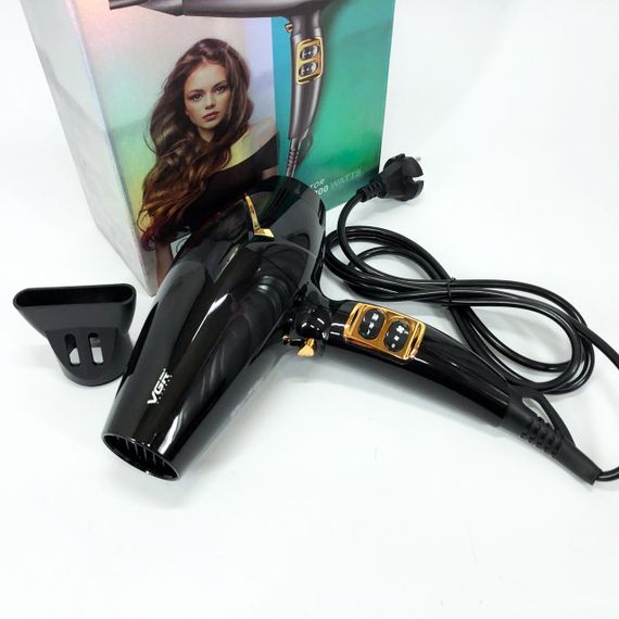 Потужний фен гребінець VGR V-423, Малошумний фен для укладання волосся, Супер FM-788 потужний фен | Зображення 8