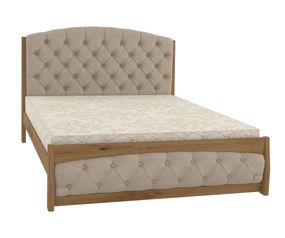 Двуспальная кровать iSmart Мехико Орех светлый + Аляска 23 180х190 см (DDMBG-1335)