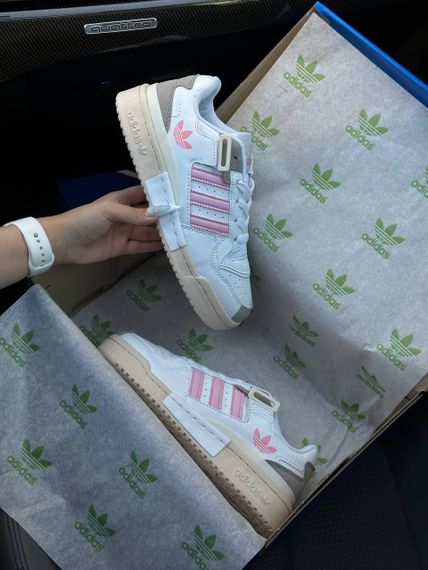 Жіночі кросівки A-di-da-s Originals Forum 84 Low White Pink Grey , В'єтнам | Зображення 9
