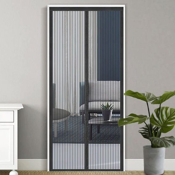 Москітна сітка на магнітах 210х104см, Magic Mesh / Антимоскітна шторка на двері від комарів / Дверна розсувна сітка | Зображення 5