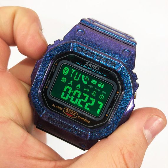 Хорошие наручные часы мужские SKMEI 1629GTPL, Электронные спортивные часы Спецназ VL-89 | Зображення 2