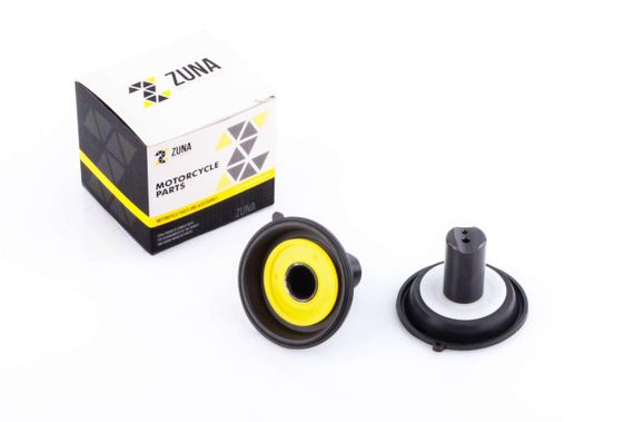 Мембрана карбюратора (з заслінкою) 4T GY6 50 (Ø16 mm, основна з виїмкою) ZUNA