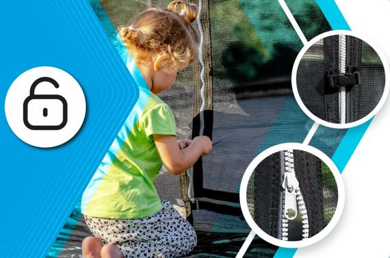 Батут із внутрішньою сіткою THUNDER Inside Elite 14FT 427 см Black | Зображення 5