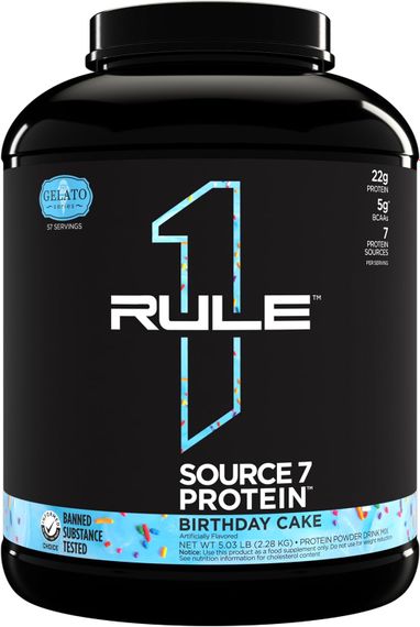 Протеин Rule One Source 7 Protein  2.28 кг, Birthday Cake Gelato