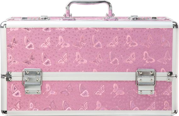 Великий кейс для зберігання секс-іграшок BMS Factory Large Lokable Vibrator Case Pink, кодовий замок Sex Aura | Зображення 2