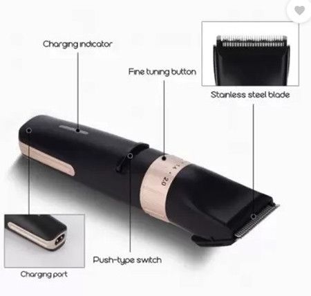 Профессиональная аккумуляторная беспроводная машинка Geemy GM-6042 3 W для стрижки волос | Зображення 8