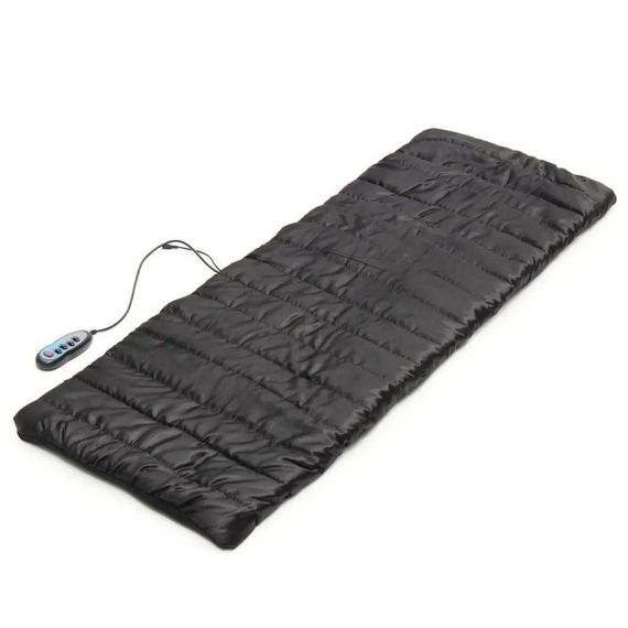 Массажный матрас с подогревом и пультом (170х58х3,5см) / Электронный вибромассажный коврик для спины и шеи | Зображення 2