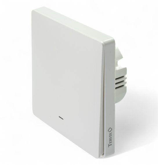 432111 Умный клавишный выключатель Tervix Pro Line ZigBee Push Switch (1 клавиша), без нуля | Зображення 1