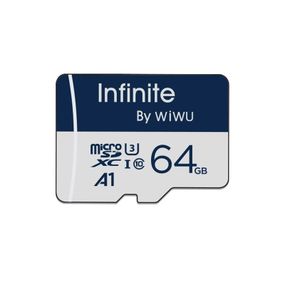 Карта пам'яті Wiwu Wi-FC004 Infinite Series (U3, C10) microSDXC Class 10 - 64GB (без адаптера) Blue