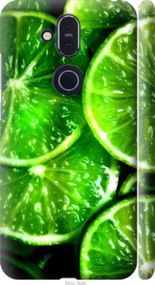 Чохол на Nokia 8.1 Зелені часточки лимона "852m-1620-2448"