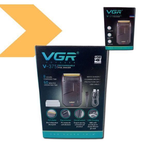 Електробритва з висувним тримером XPRO VGR V-375 (44959-V-375_204) | Зображення 1
