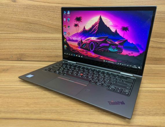 Ноутбук-трансформер Lenovo ThinkPad x1 Yoga 4 th / 14" (2560x1440) IPS Touch / Intel Core i7-8665U (4 (8) ядра по 1.9 - 4.8 GHz) / 16 GB DDR3 / 512 GB SSD / Intel UHD Graphics / WebCam / TouchID / Windows 10 б/в + Подарунок Миша / USB | Зображення 4