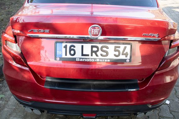 Накладка на задній бампер EuroCap (Sedan, ABS) для Fiat Tipo 2016-2024 рр | Зображення 3