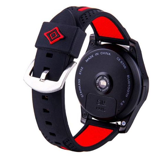 Силіконовий ремінець Primo Dart для годинника Samsung Gear S3 Classic SM-R770 / Frontier RM-760 - Black&Red | Зображення 1