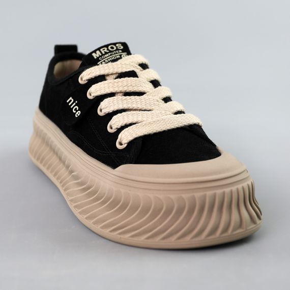 Кеди жіночі 591723 Чорні 36 37 38 39 40 | Зображення 1