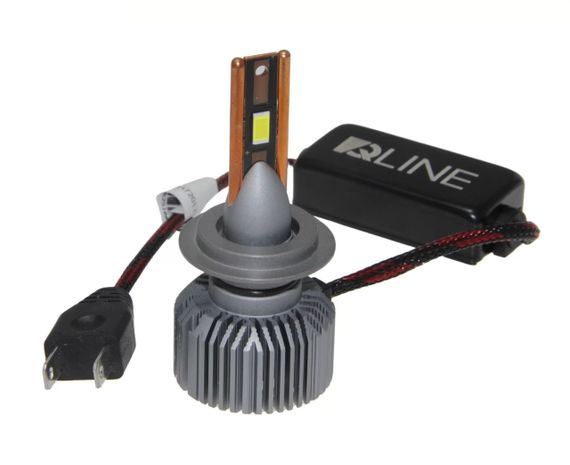 Комплект світлодіодних ламп QLine Ultra +200% 55W H7 6000K (2шт) 24V | Зображення 3