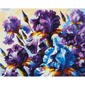 Картина за номерами "Запашні іриси" ©Oleg Loburak BS54158, 40х50 см