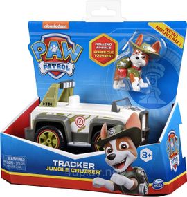 Щенячий патруль Рятувальний джип та фігурка Трекер. Paw Patrol Tracker's Jungle Cruiser Vehicle with Collectible Figure