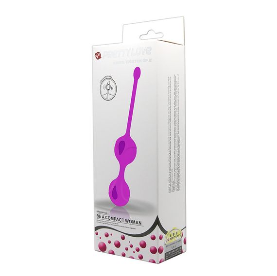 Вагінальні кульки PRETTY LOVE Kegel Tighten Up, фіолетові, 3.2 см sexstyle | Зображення 6